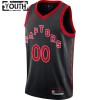 Camiseta Niños Toronto Raptors Personalizadas 2022-23 Jordan Statement Edition Negro Swingman